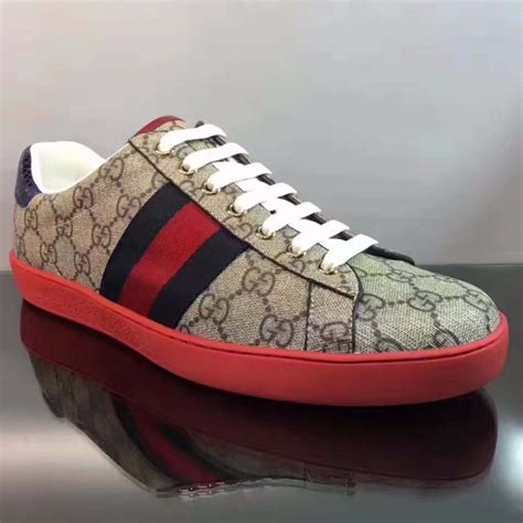 cheap gucci sneakers with red sole|gucci red bottom sneakers.